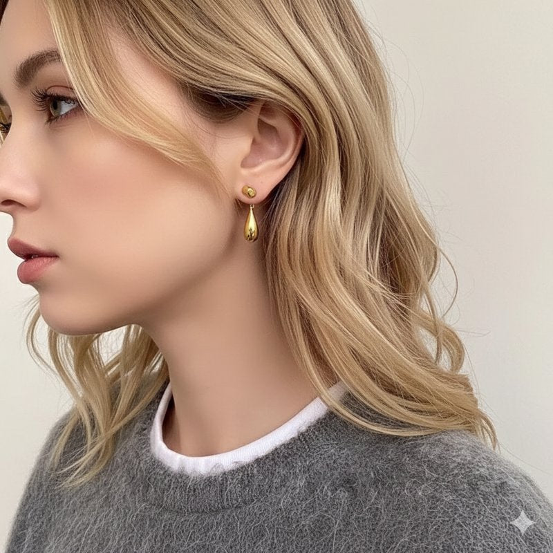 Aurora Gold Drop Earrings