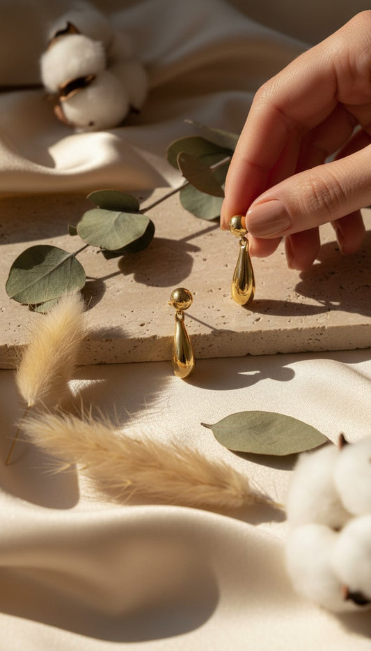 Aurora Gold Drop Earrings