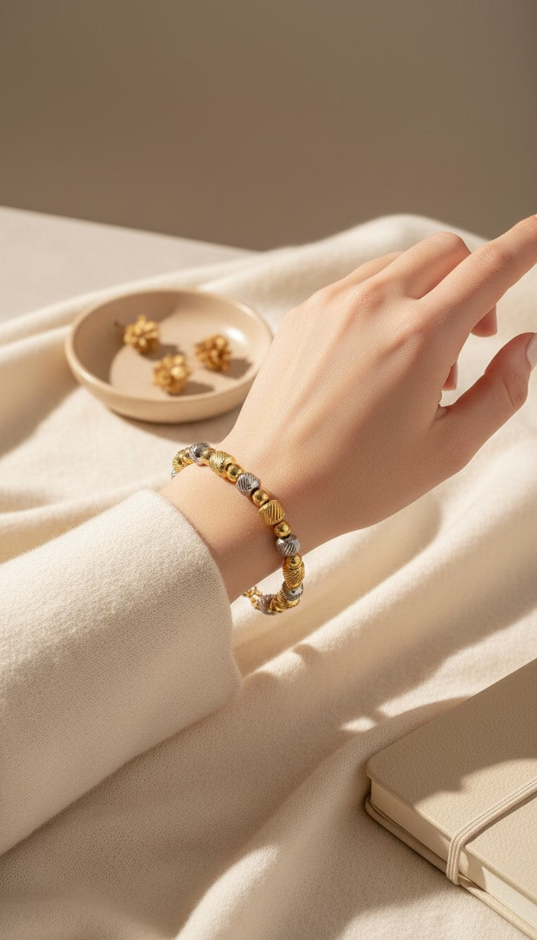 Tesoro Textured Bead Bracelet