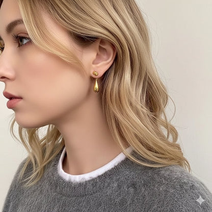 Aurora Gold Drop Earrings