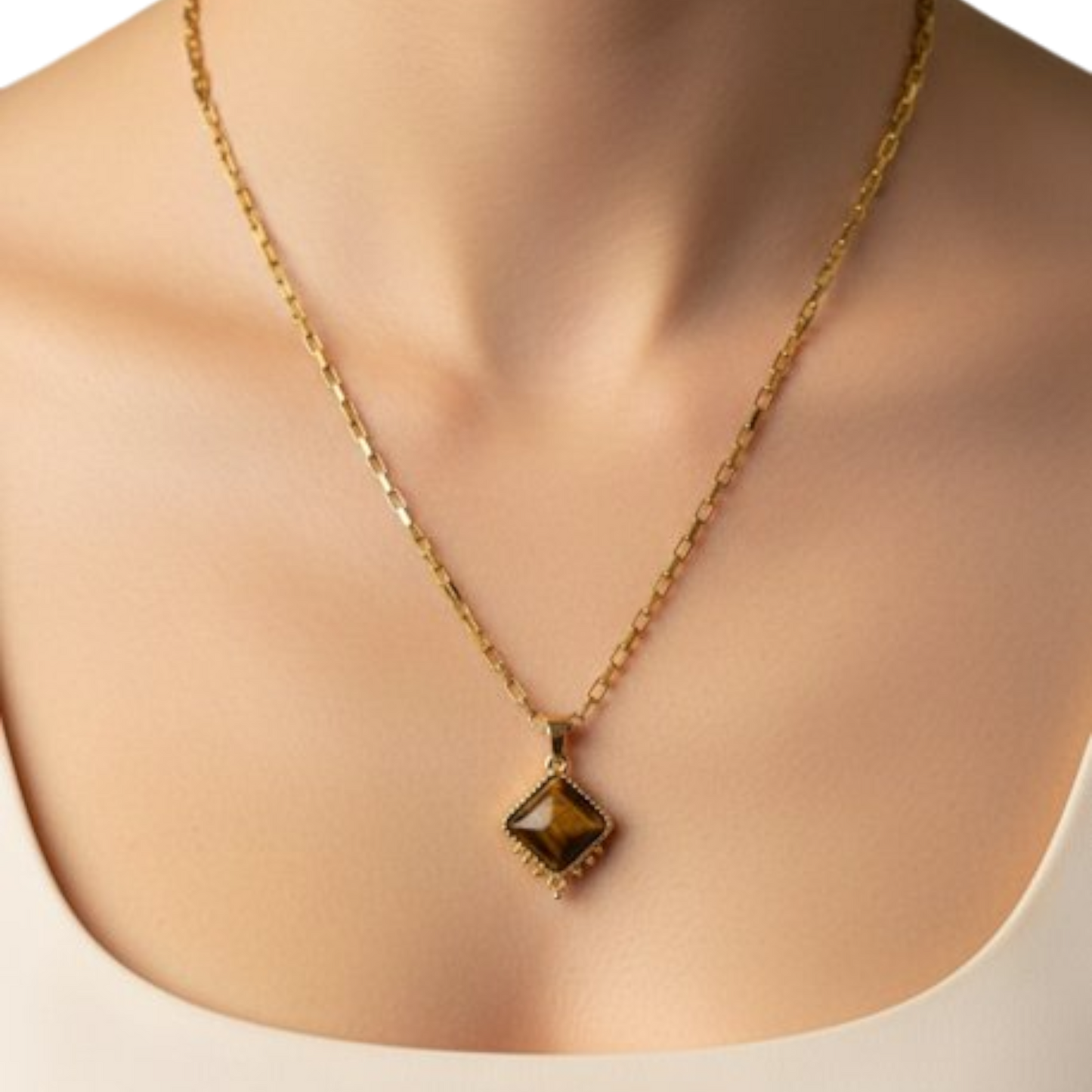 Mistero Inlay Pendant Necklace