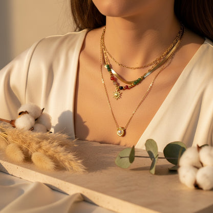 Celestia Layered Chain Necklace