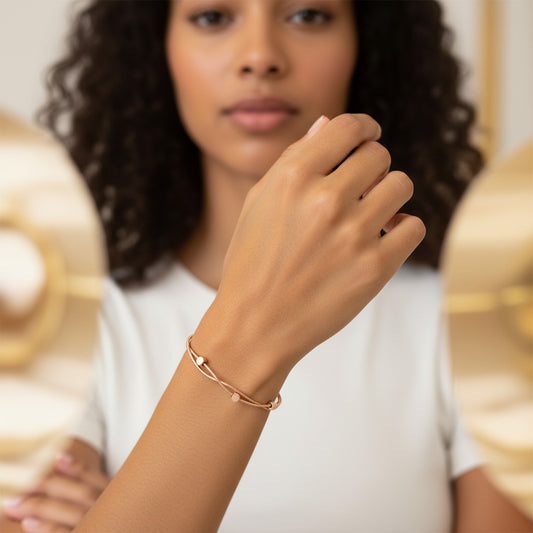 Rosa Double Chain Bracelet