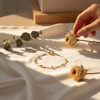 Rosa Double Chain Bracelet