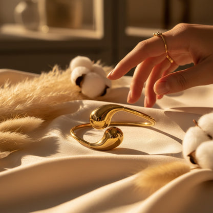 Goccia Double Drop Bangle