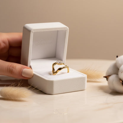 Fiamma Oval Cubic Zirconia Ring