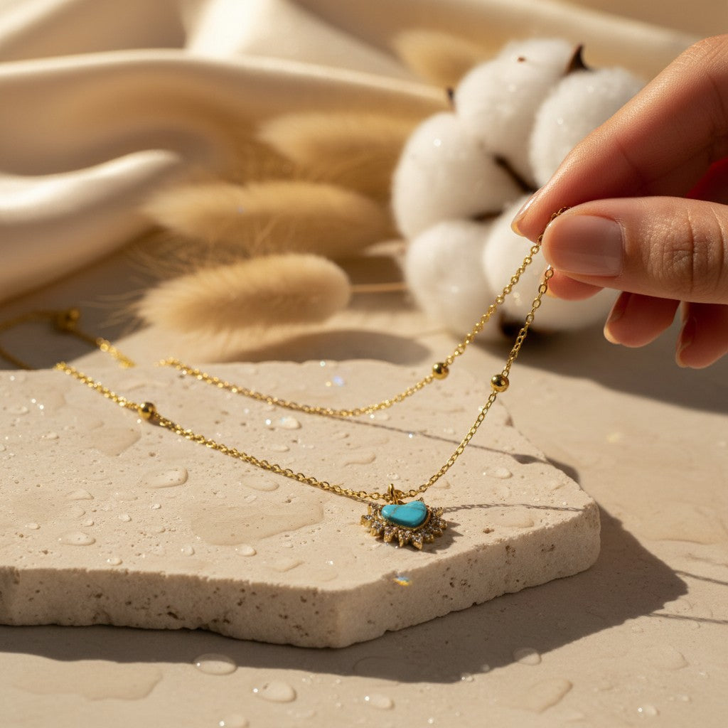 Turchese Turquoise Heart Necklace