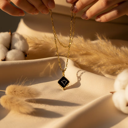 Mistero Inlay Pendant Necklace