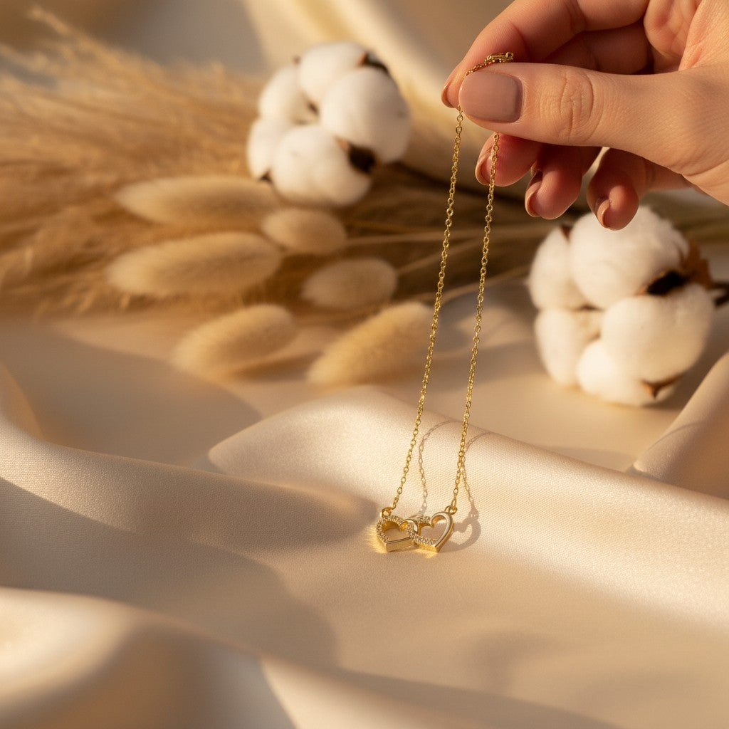 Insieme Intertwined Hearts Necklace