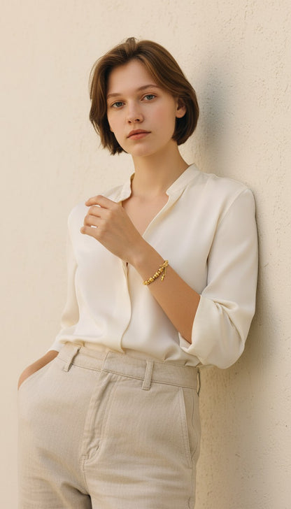 Tesoro Textured Bead Bracelet