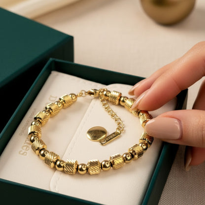Tesoro Textured Bead Bracelet