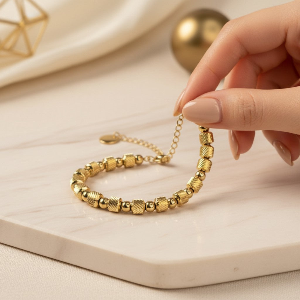 Tesoro Textured Bead Bracelet