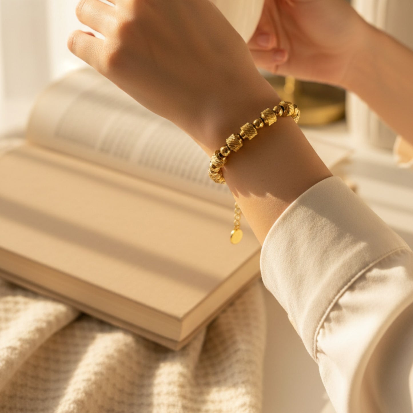 Tesoro Textured Bead Bracelet