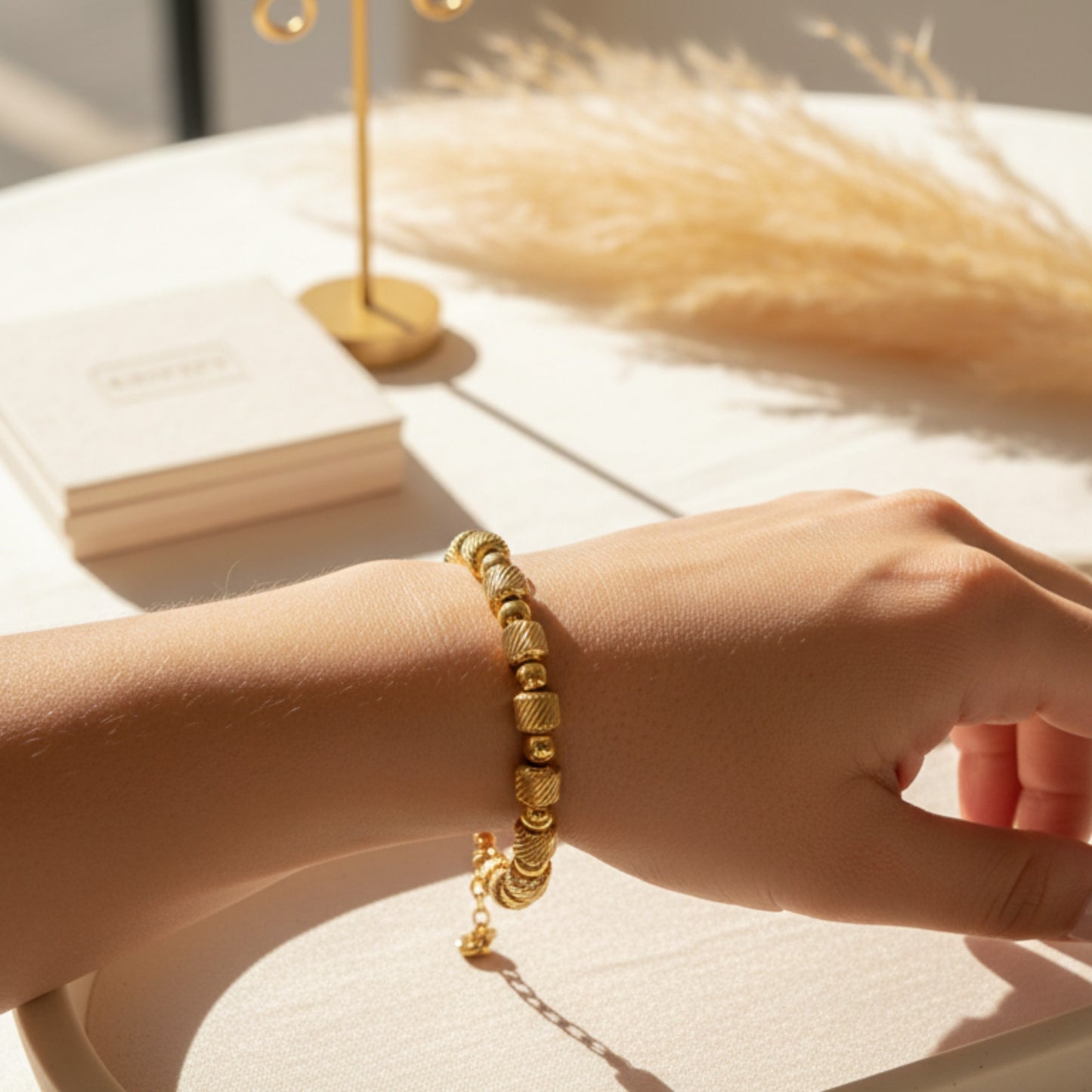 Tesoro Textured Bead Bracelet