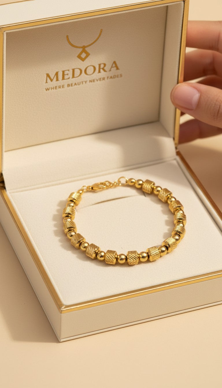 Tesoro Textured Bead Bracelet