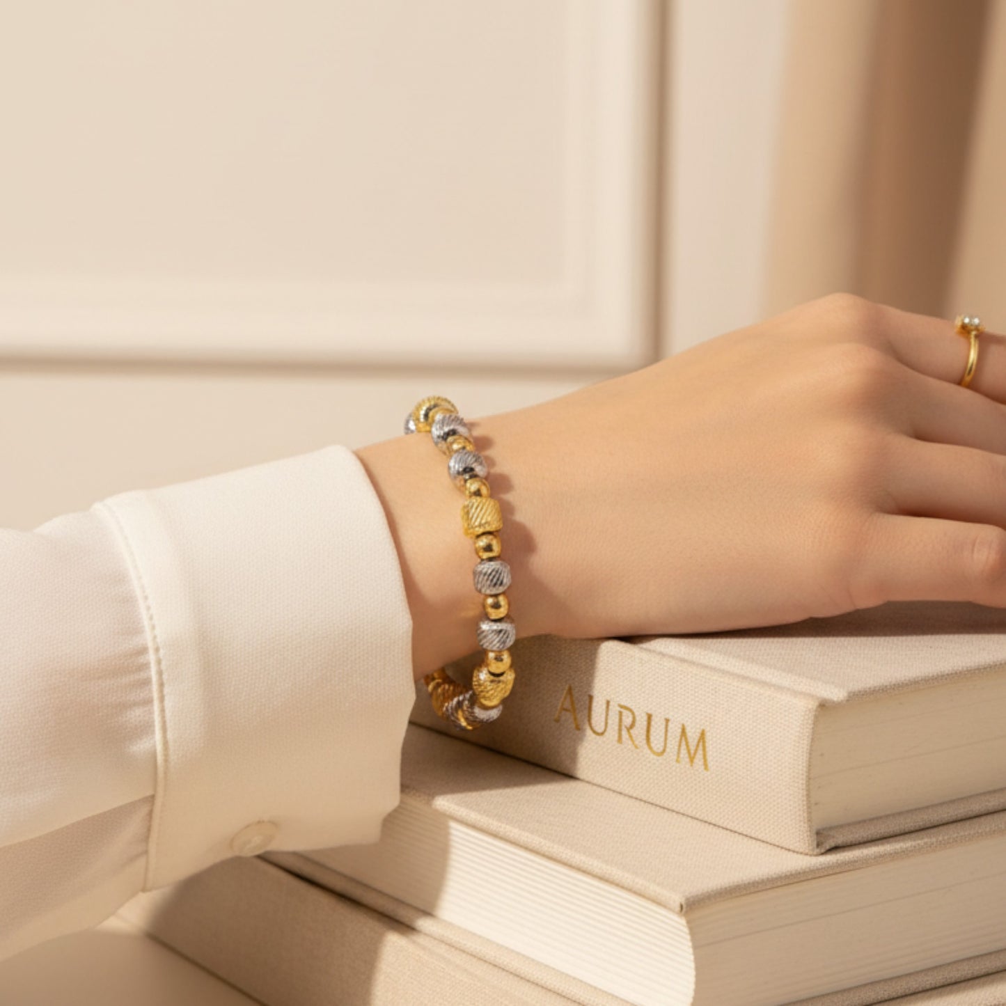 Tesoro Textured Bead Bracelet