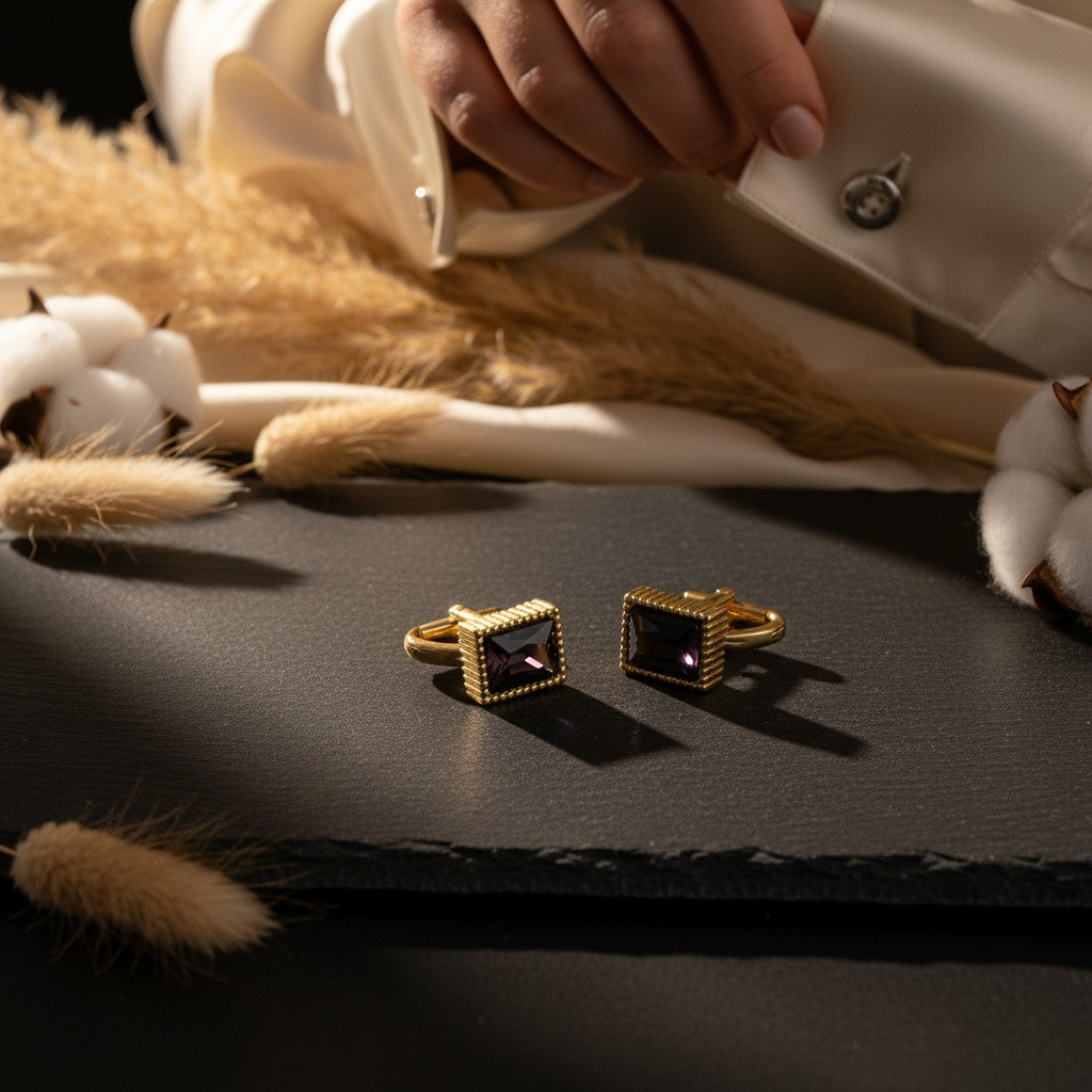 Piccola Cubic Zirconia Square Hoop Earrings