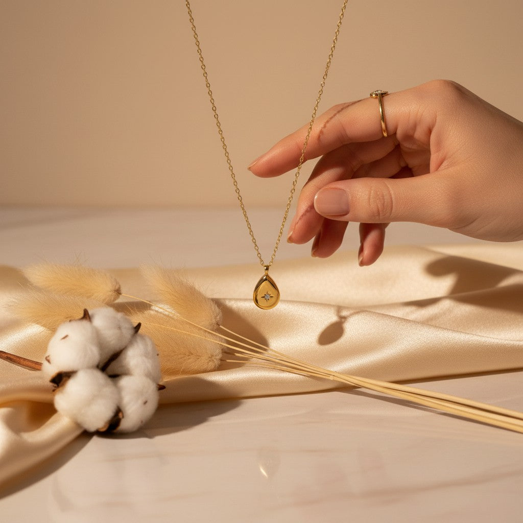 Cadente Star Drop Necklace