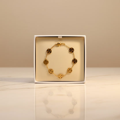 Medaglione Clover & Flower Bracelet