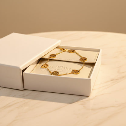 Medaglione Clover & Flower Bracelet