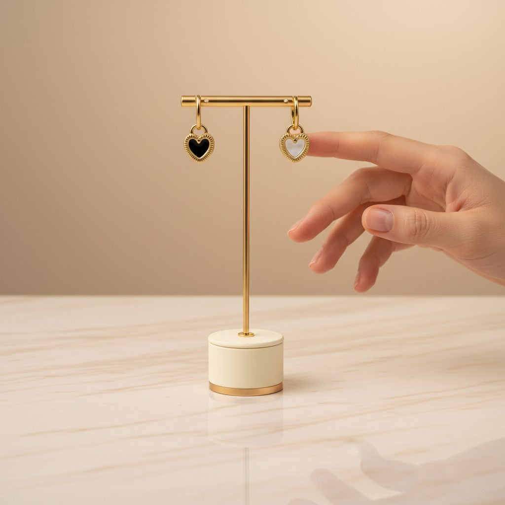 Cambia Interchangeable Heart Hoop Earrings