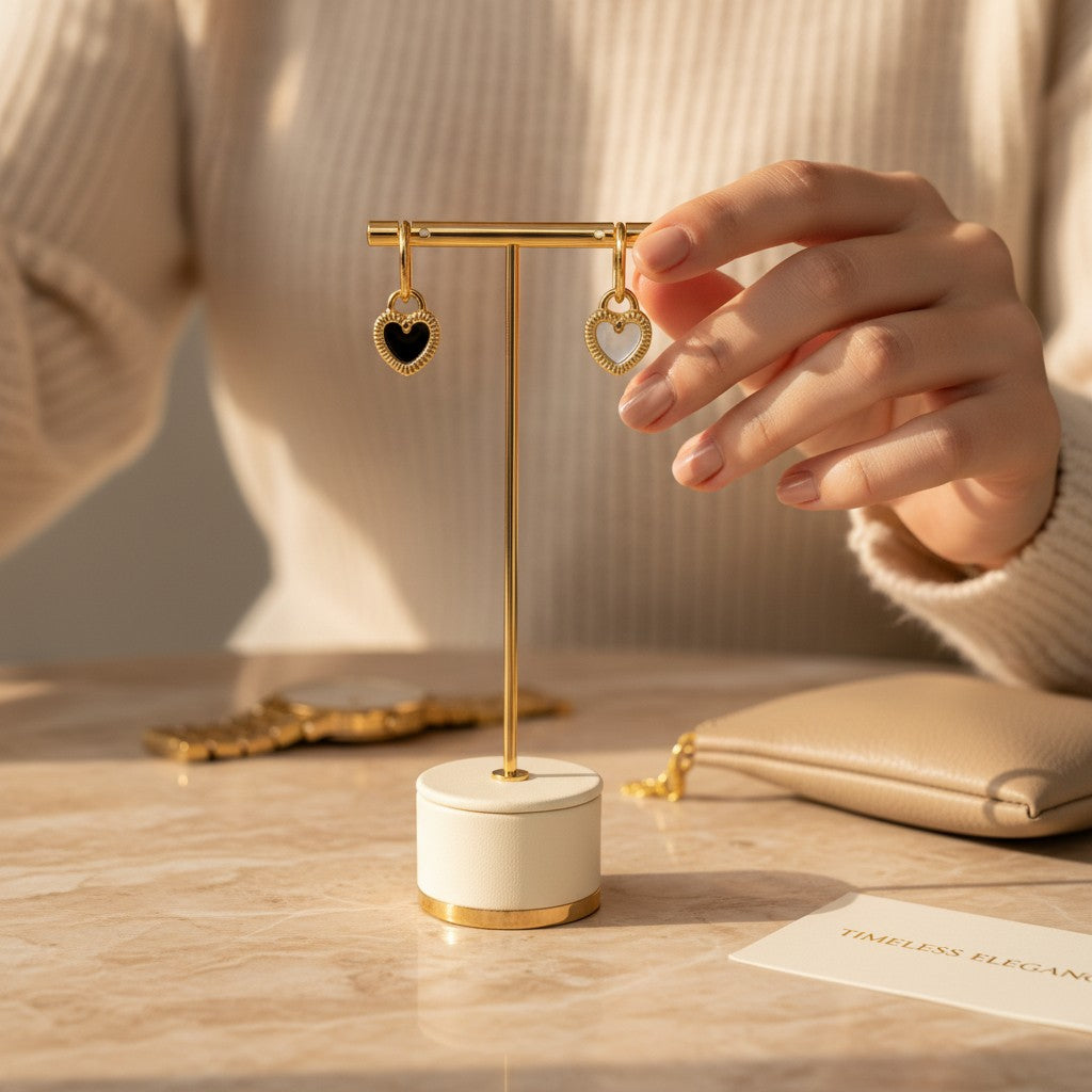 Cambia Interchangeable Heart Hoop Earrings