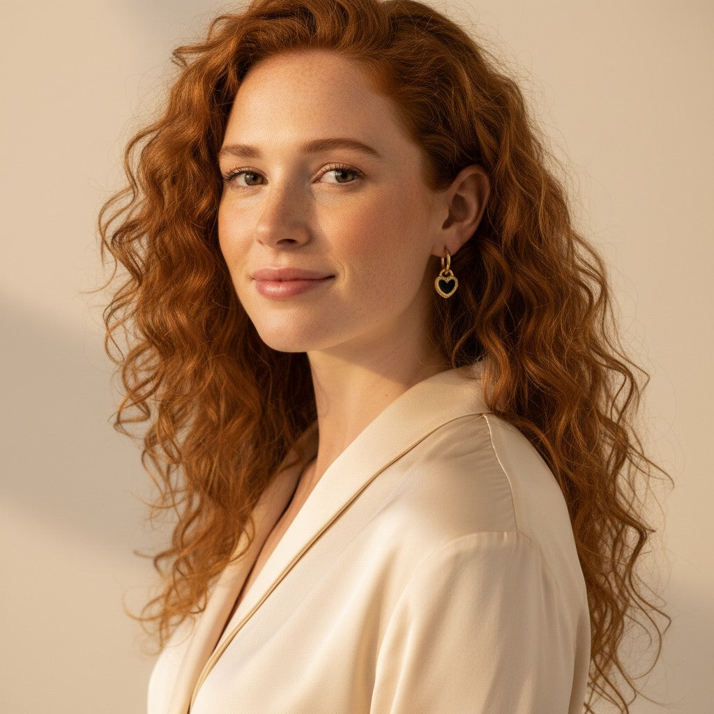 Cambia Interchangeable Heart Hoop Earrings