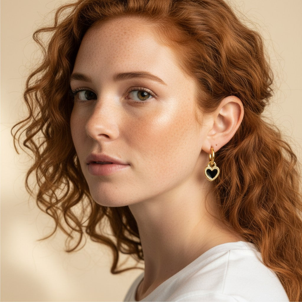 Cambia Interchangeable Heart Hoop Earrings