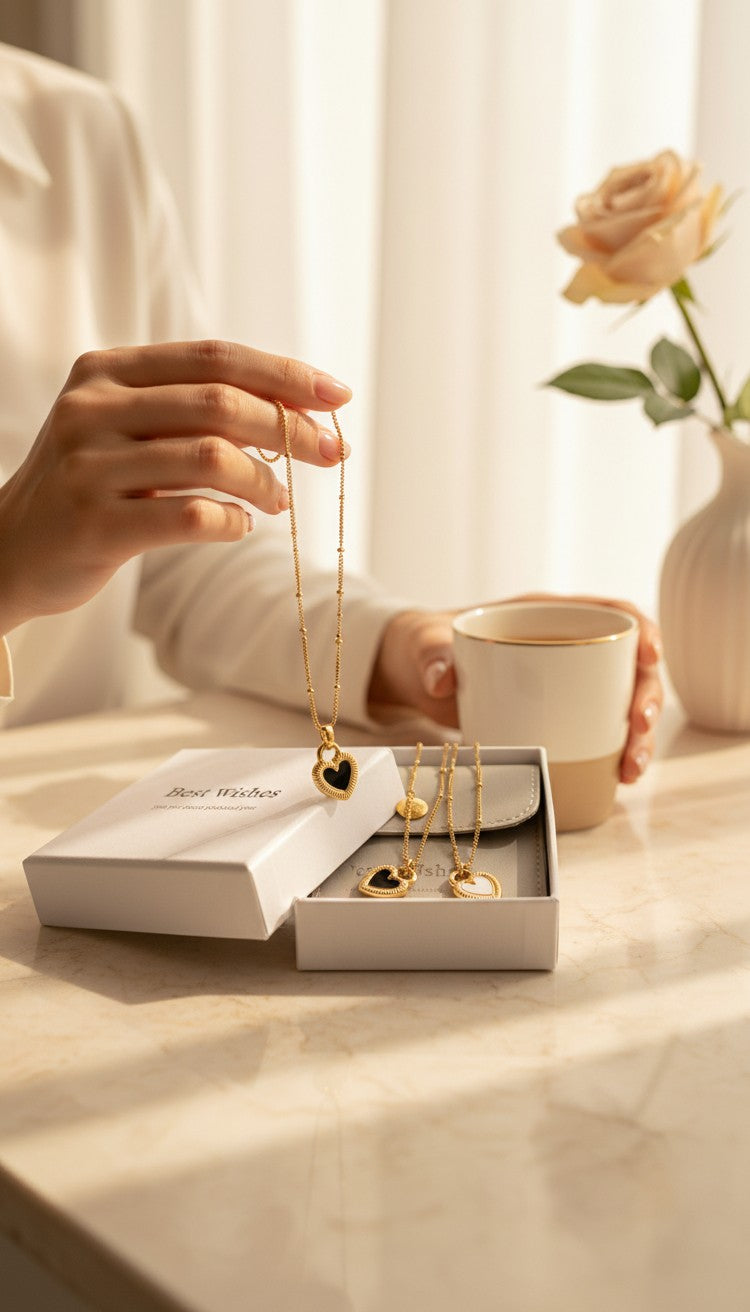 Saturno Interchangeable Heart Necklace