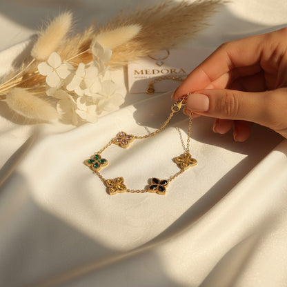 Trifolia Five-Clover Bracelet