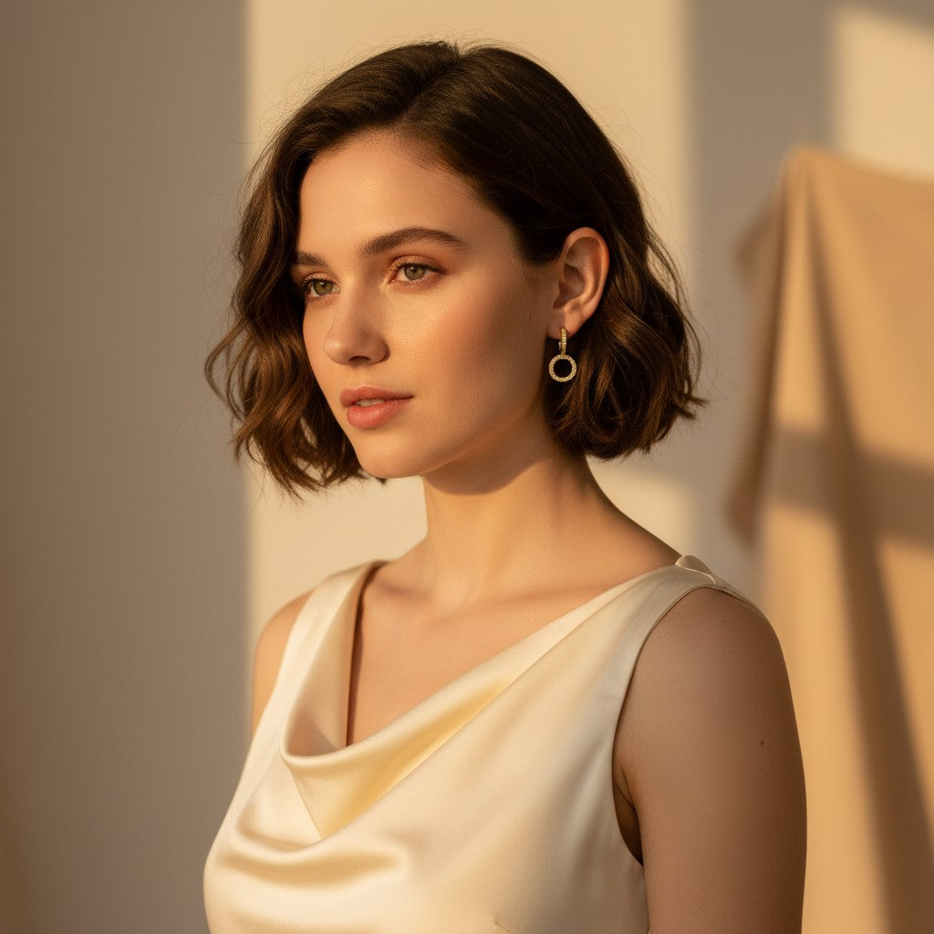 Cerchio Circle Hoop Earrings
