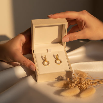 Cerchio Circle Hoop Earrings