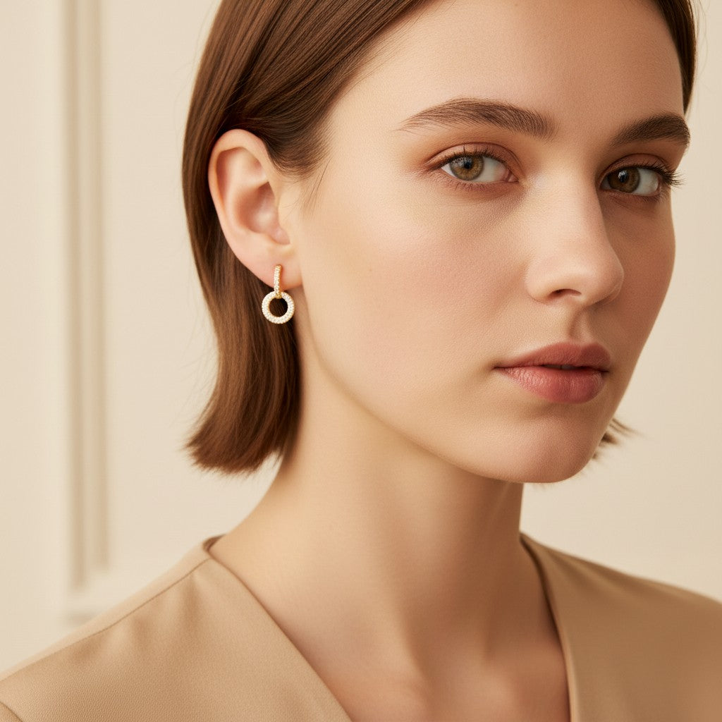 Cerchio Circle Hoop Earrings