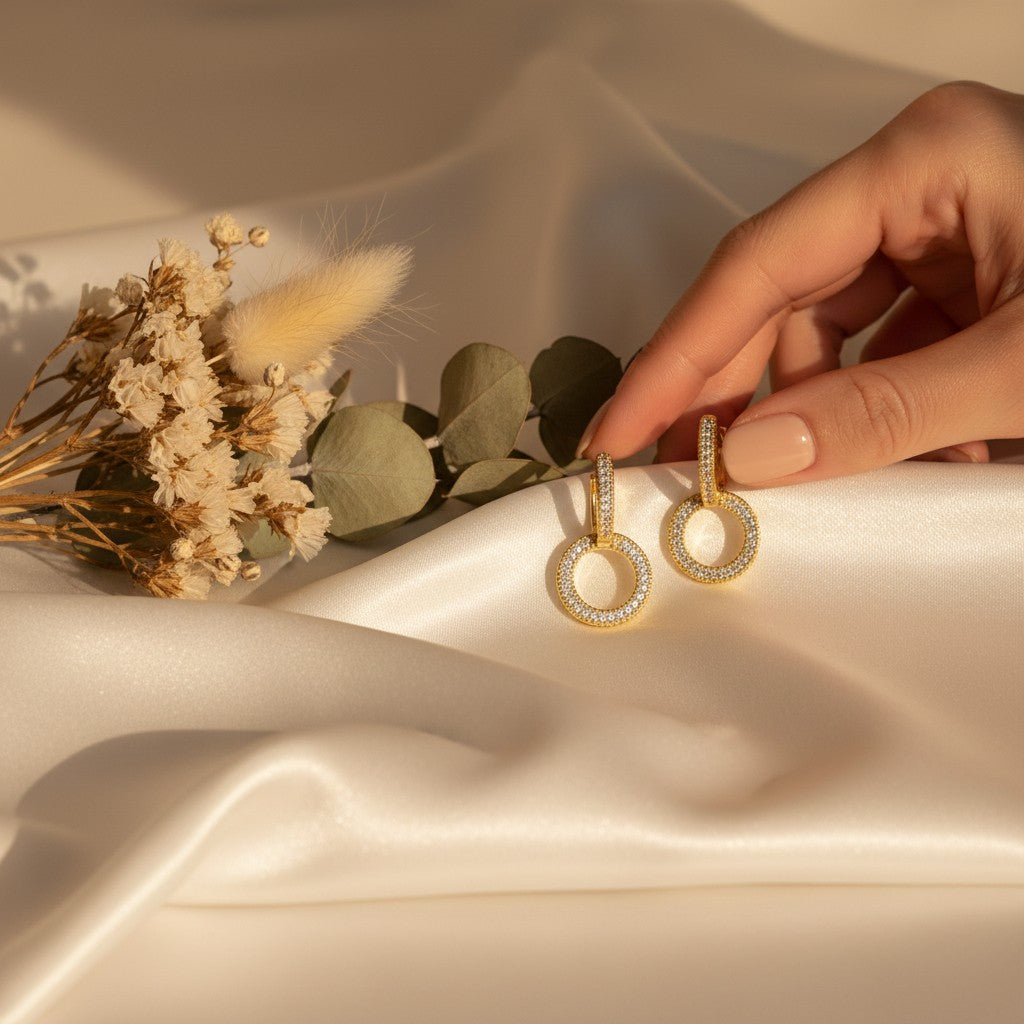 Cerchio Circle Hoop Earrings