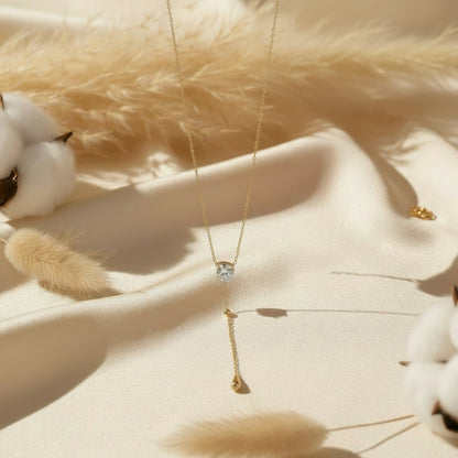 Goccia Lariat Y-Chain Necklace