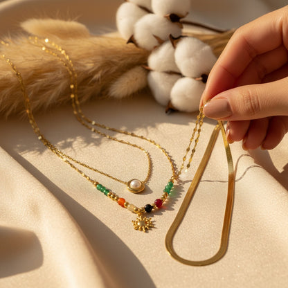 Celestia Layered Chain Necklace