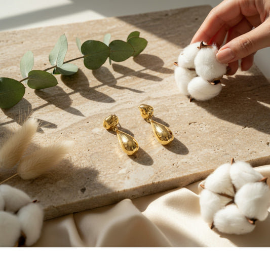 Aurora Gold Drop Earrings