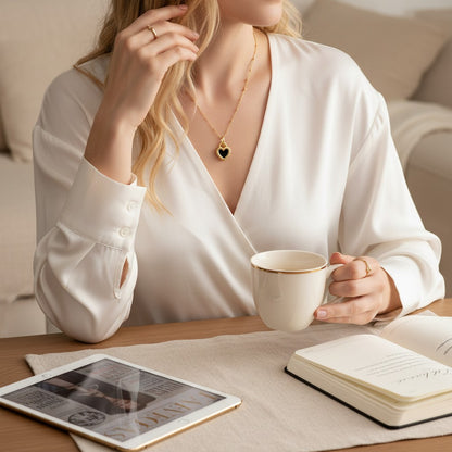 Saturno Interchangeable Heart Necklace