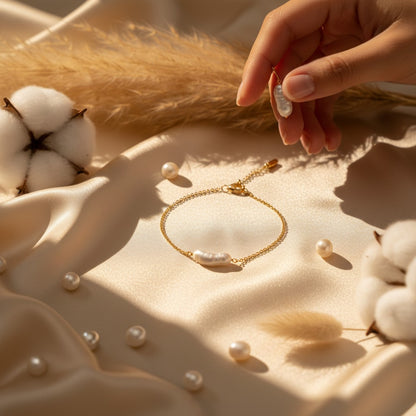 Perla Baroque Pearl Bracelet