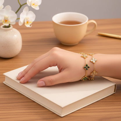 Trifolia Five-Clover Bracelet